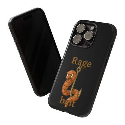 Phone Case — "Rage Bait" Angry Worm Fishing Design