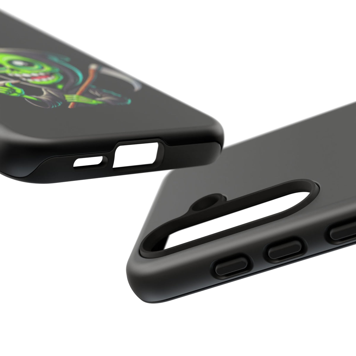 Grinning Green Reaper Phone Case