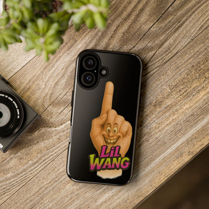 Phone Case — 'Lil Wang' Humorous Middle Finger Character Protective Cover