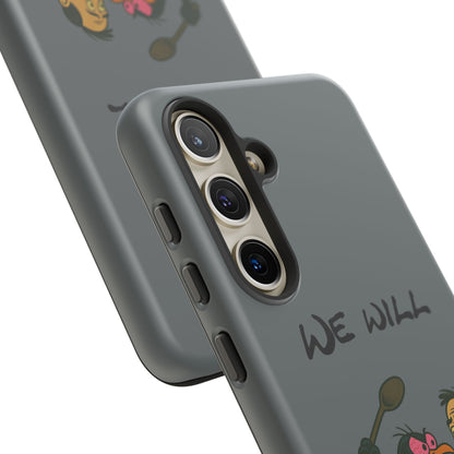 Phone Case - "We Will Resist" Cartoon Protest Design