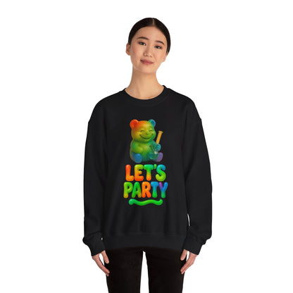 Let’s Party Gummy Bear Crewneck Sweatshirt
