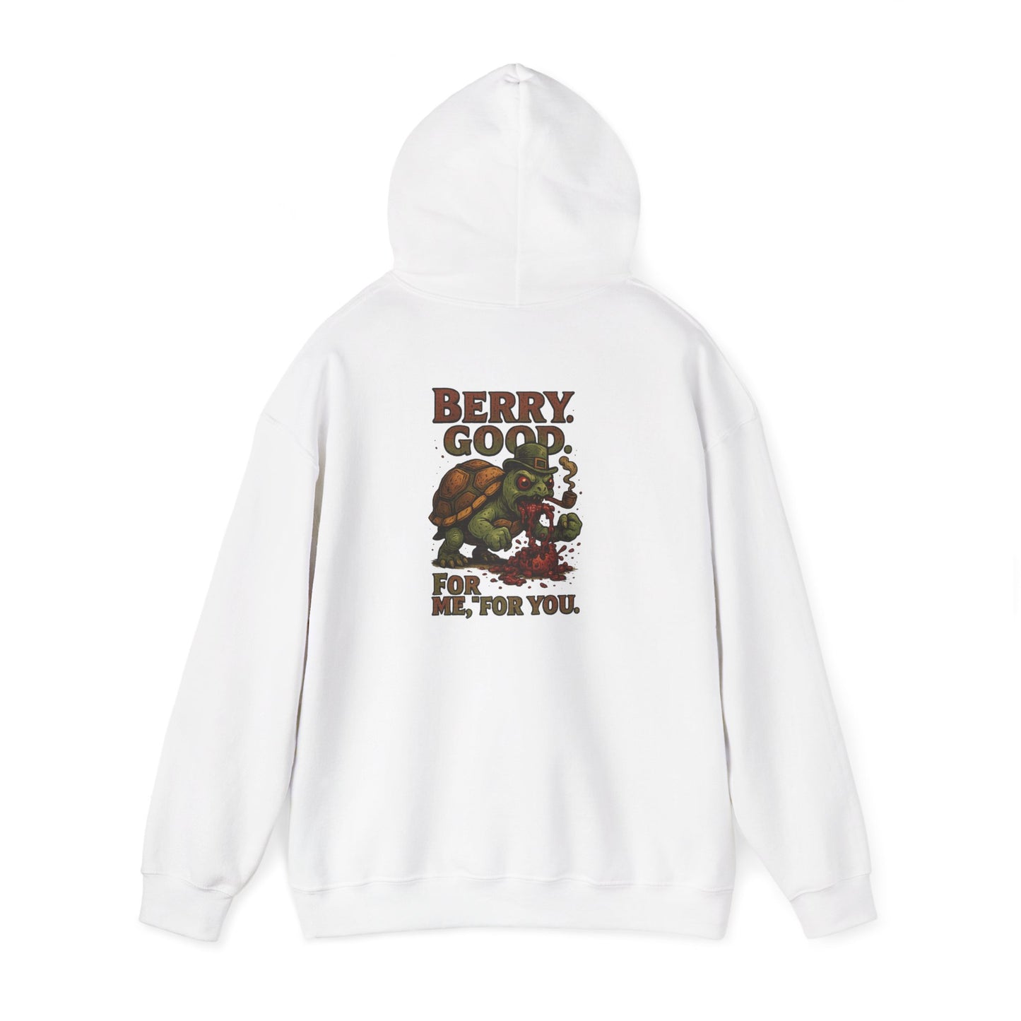 Turtle Graphic Hoodie — "Bein' Good For Me, For You" Retro Nature Sweatshirt
