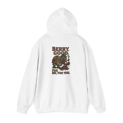Turtle Graphic Hoodie — "Bein' Good For Me, For You" Retro Nature Sweatshirt