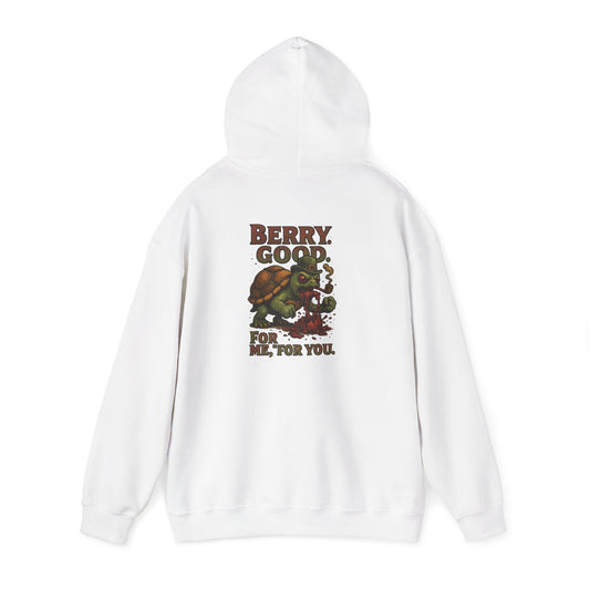 Turtle Graphic Hoodie — "Bein' Good For Me, For You" Retro Nature Sweatshirt