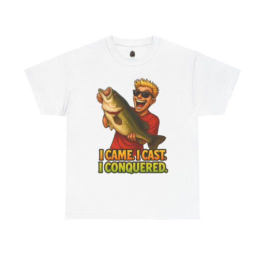 I Came I Cast I Conquered Fishing Tee | Bass Angler Shirt