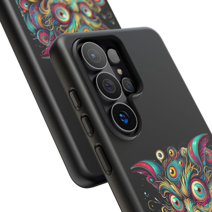 Psychedelic Mischief Phone Case — Colorful Grinning Monster Design