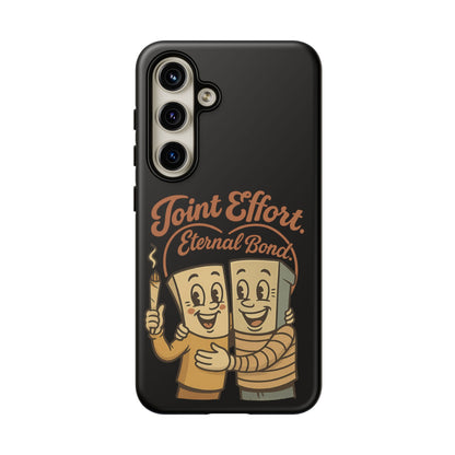 Phone Case — "Joint Effort Eternal Bond" Retro Cannabis Matchstick Design
