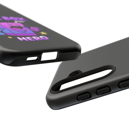 Phone Case — 'Juice Box Hero' Cute Cartoon Protective Cover