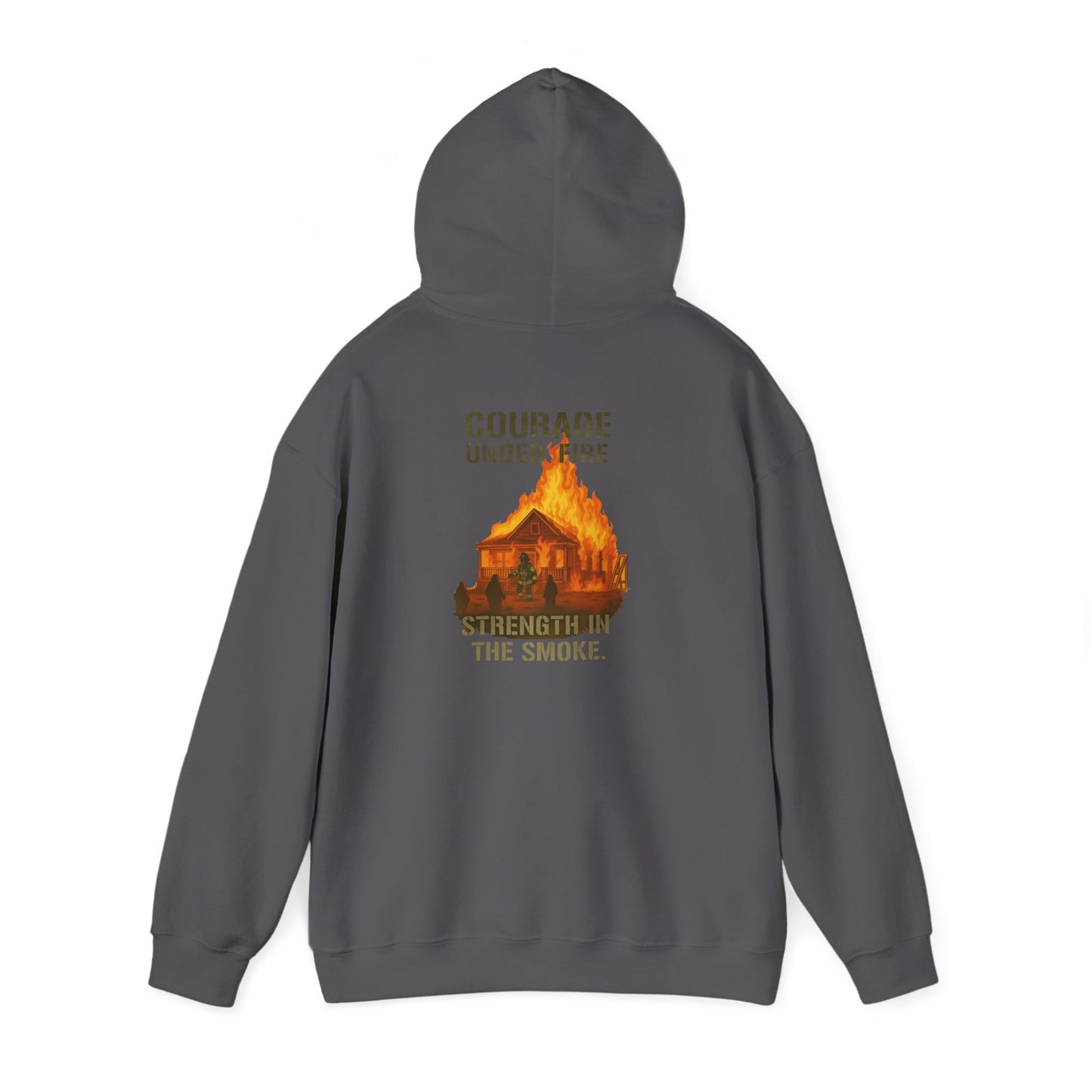 Courage Under Fire Firefighter Hoodie
