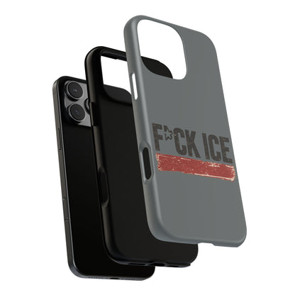 Phone Case - "F*CK ICE" Distressed Protest Design
