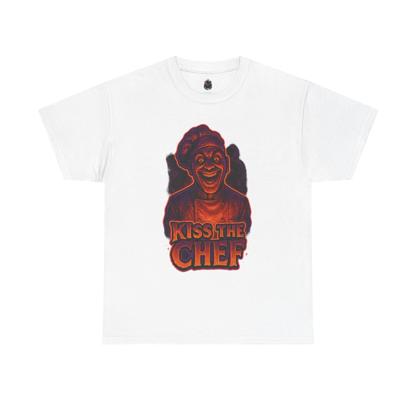 Kiss the Chef T-Shirt | Retro Neon Chef Illustration