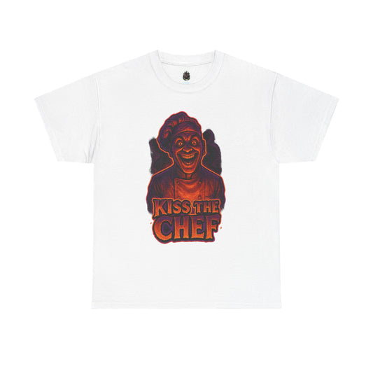 Kiss the Chef T-Shirt | Retro Neon Chef Illustration