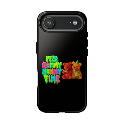 Phone Case — "It's Gummy Nummy Time" Colorful Gummy Bear Protective Case