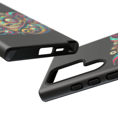 Psychedelic Mischief Phone Case — Colorful Grinning Monster Design
