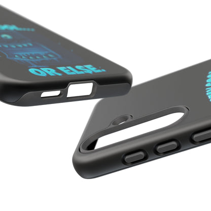 Stay Cool... Or Else. Phone Case — Neon Monster Protective iPhone Cover