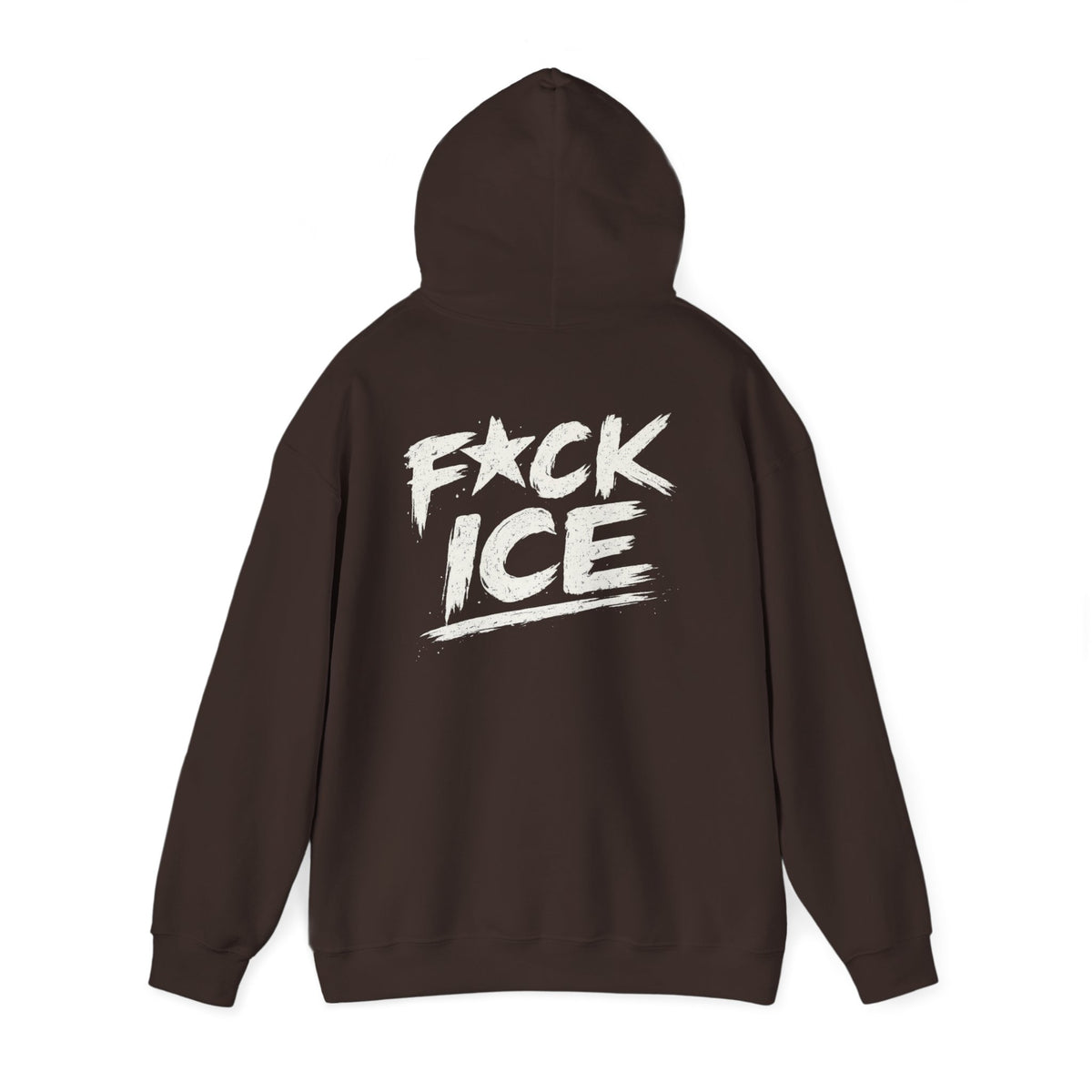 Hoodie — “F*ck Ice” Bold Graphic Back Print Hoodie