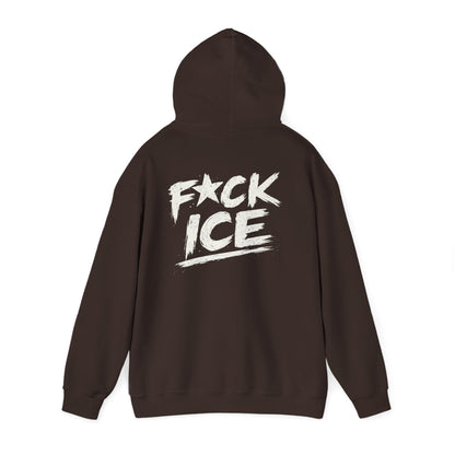 Hoodie — “F*ck Ice” Bold Graphic Back Print Hoodie