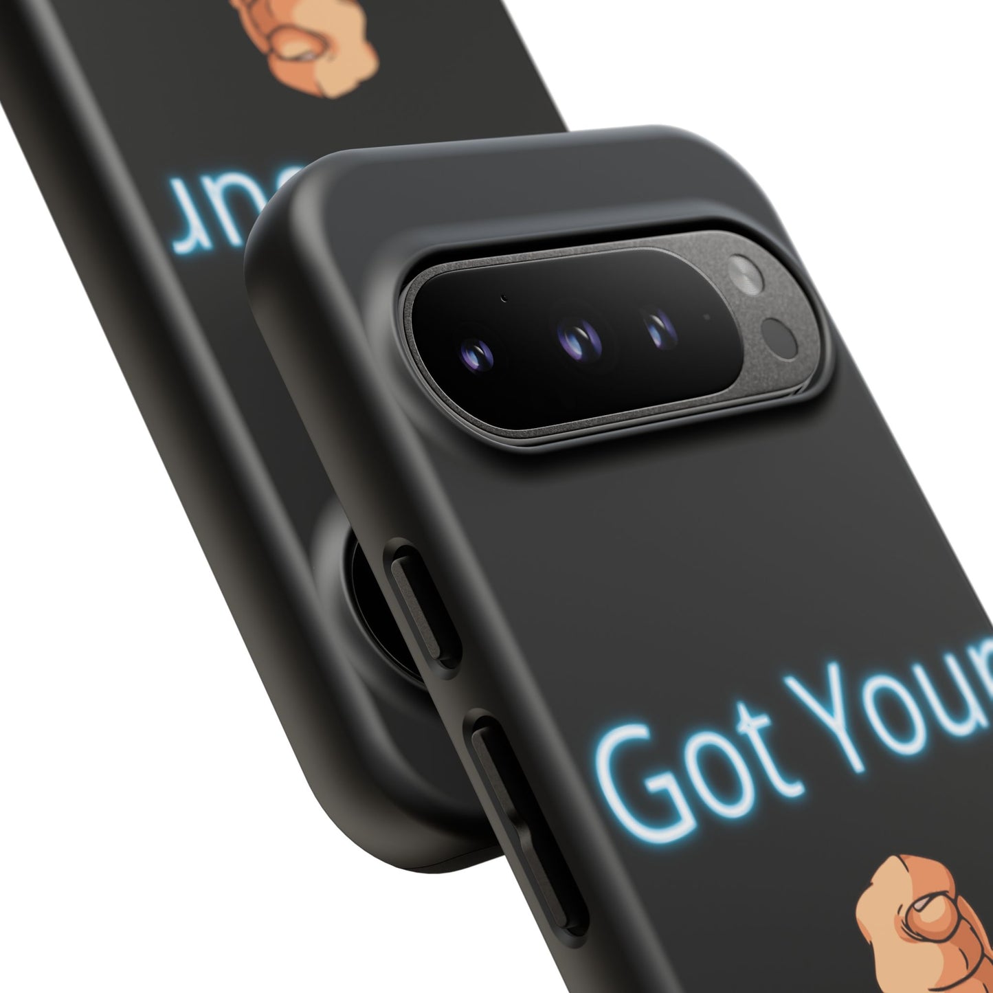 Got Your Nose Phone Case — Funny Neon Fist Design