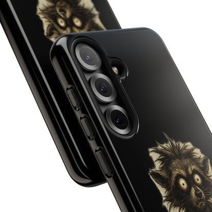 Phone Case — "Chosen by Darkness (Or Maybe Just Rabies)" Cute Creepy Lemur Design