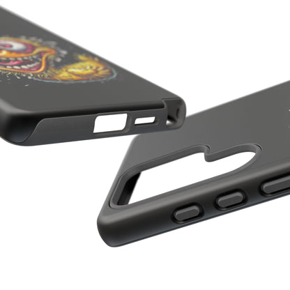 Duck Monster Phone Case — Crazy Cartoon Eye Duck Shock Design Tough Case