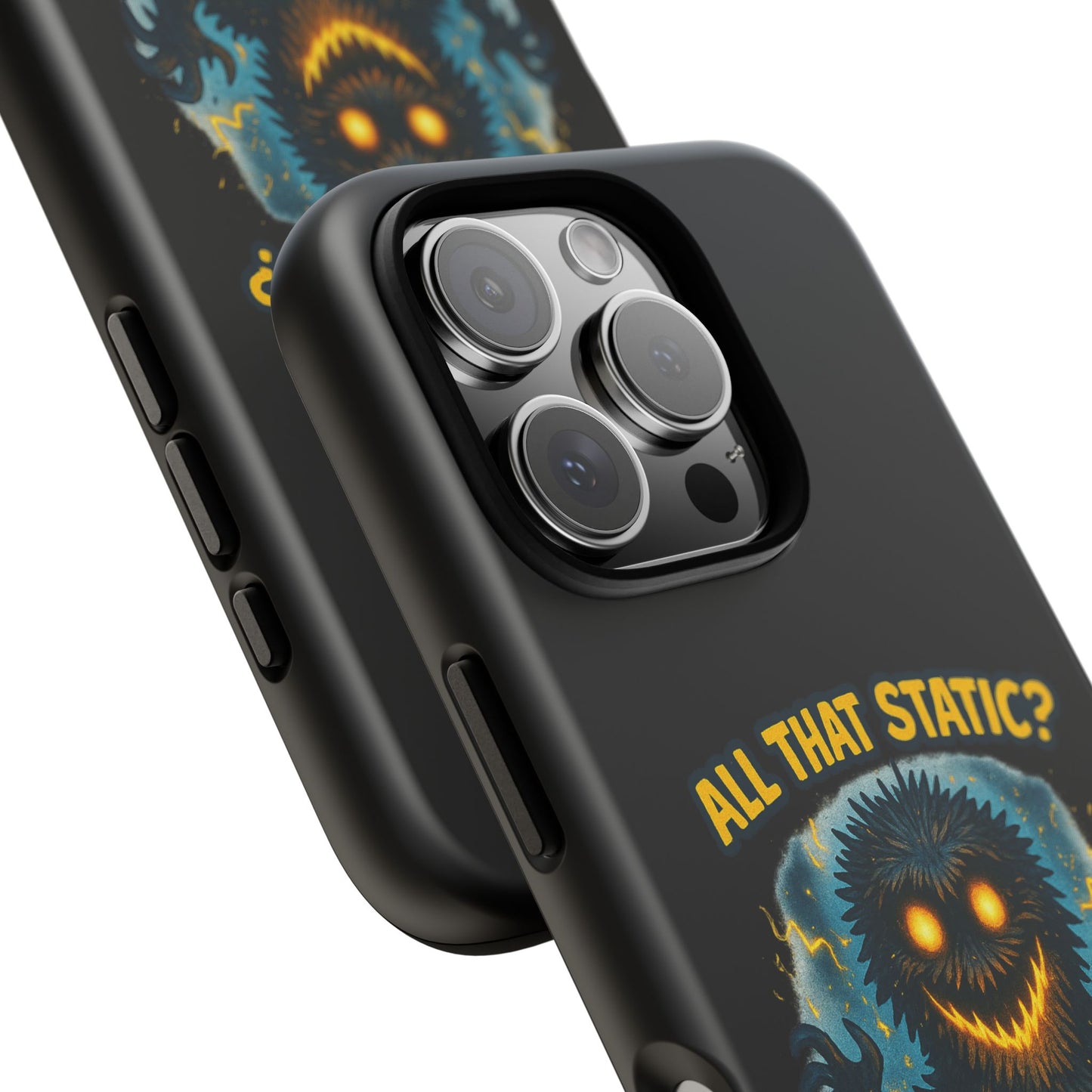 Phone Case — 'All That Static? That's Me Charging Up' Cute Monster Protective Case