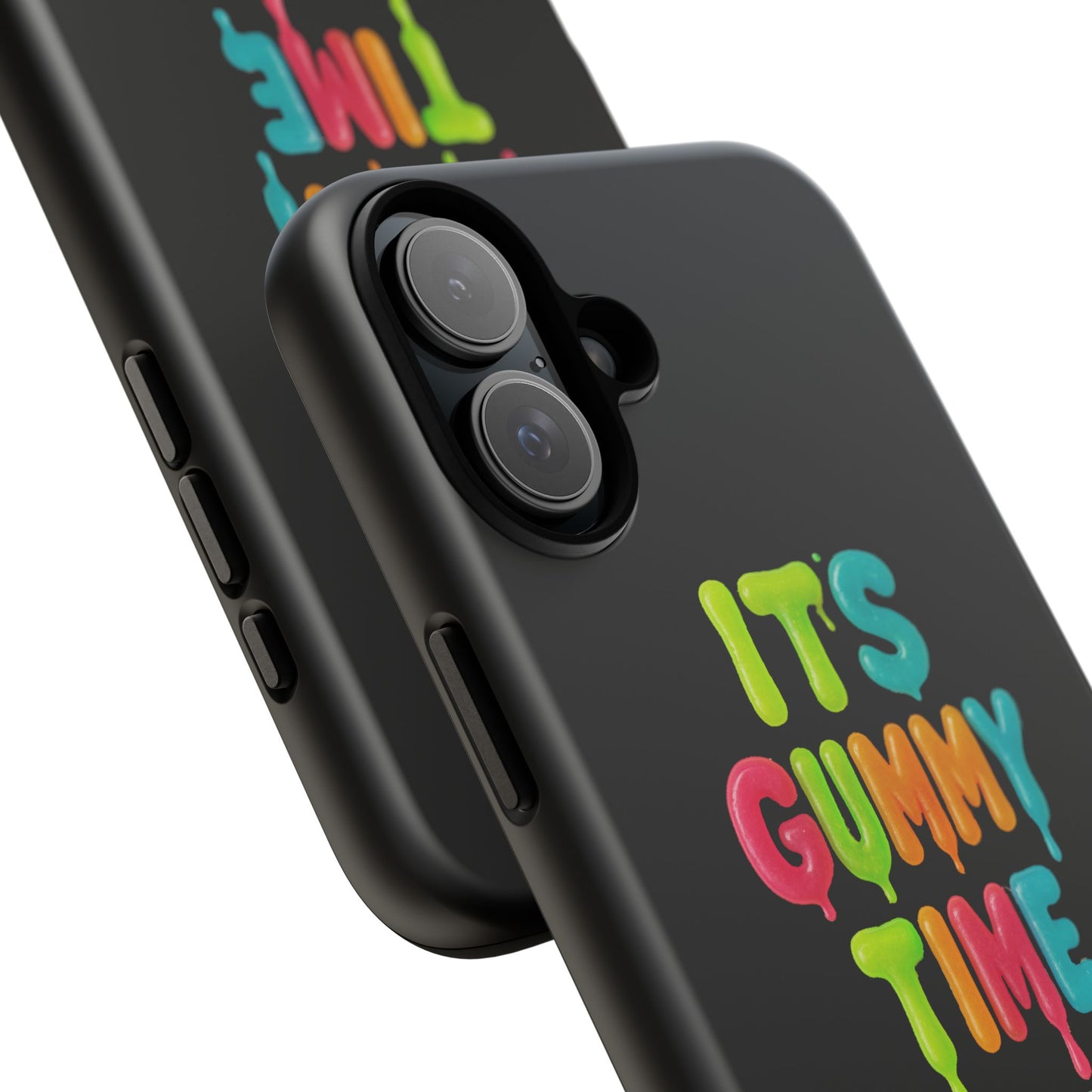 Phone Case — "It's Gummy Time" Rainbow Gummy Bear Protective Cover