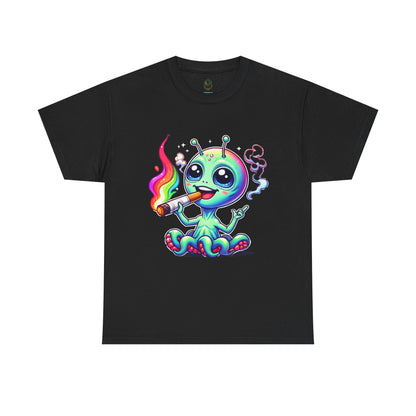 Colorful Alien Tee - Fun Graphic Tee