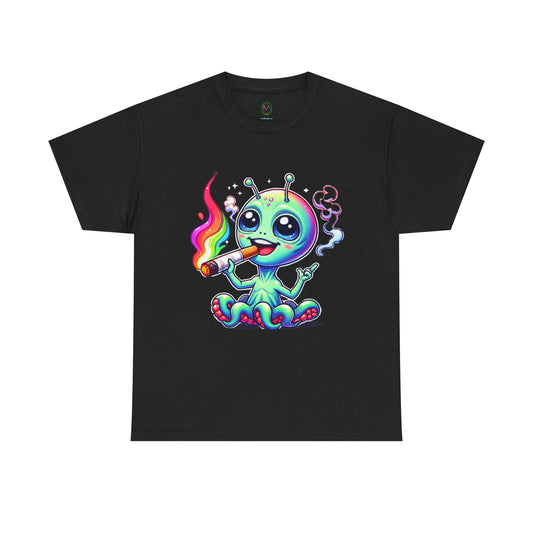 Colorful Alien Tee - Fun Graphic Tee