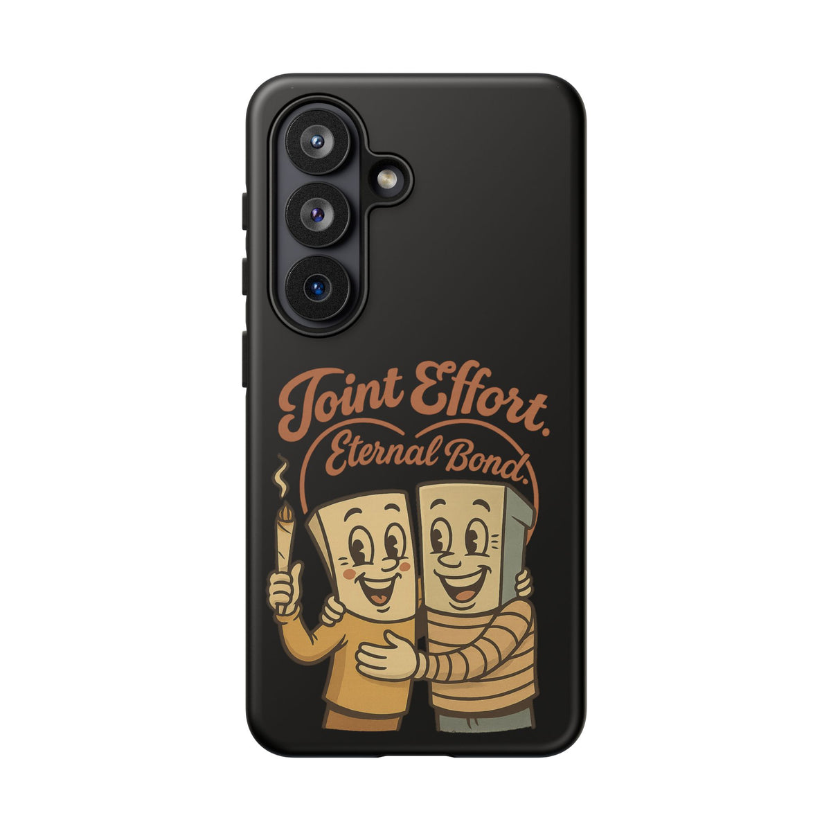 Phone Case — "Joint Effort Eternal Bond" Retro Cannabis Matchstick Design