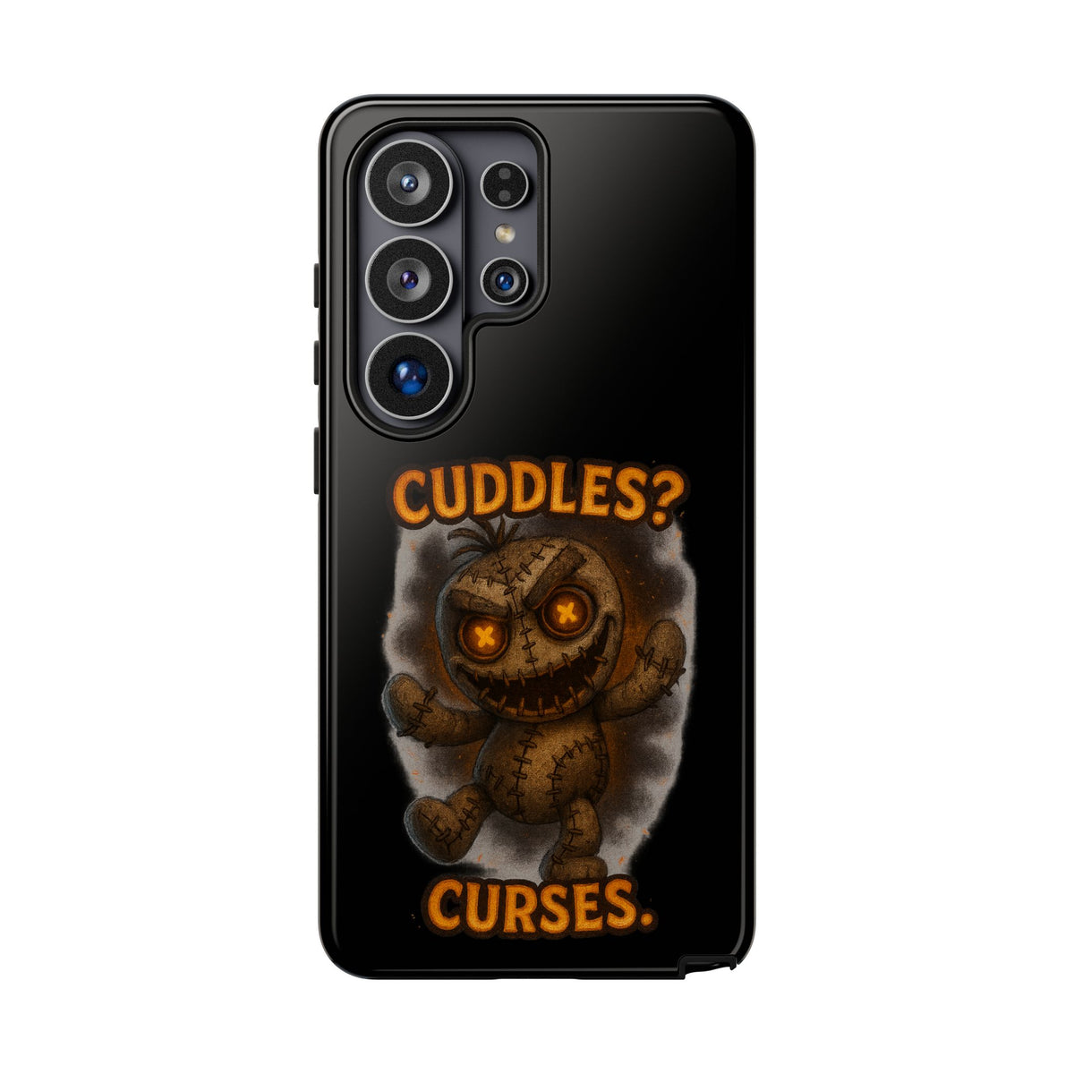 Phone Case — 'Cuddles? Curses.' Voodoo Doll Gothic Protective Case