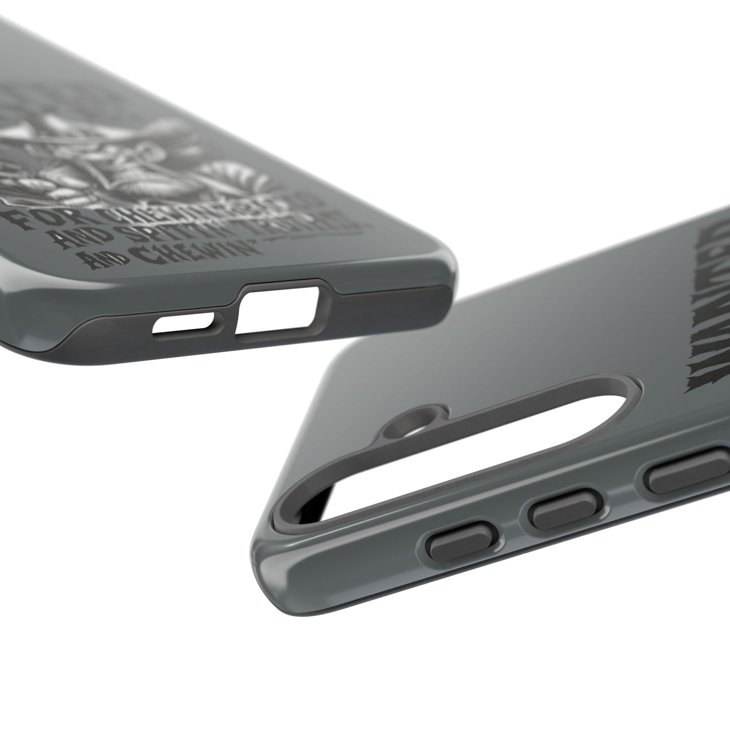 Phone Case — "Wanted Alive!" Cowboy Chewin' Tobacco Graphic