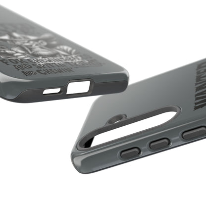 Phone Case — "Wanted Alive!" Cowboy Chewin' Tobacco Graphic