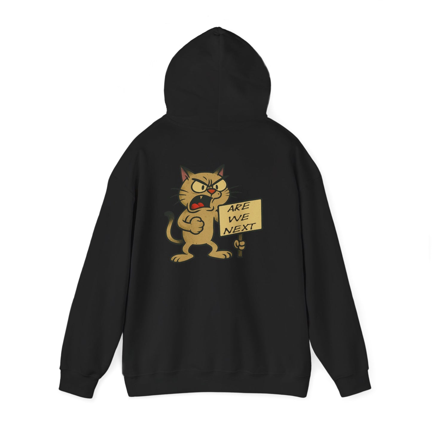 Are We Next? Protest Cat Hoodie