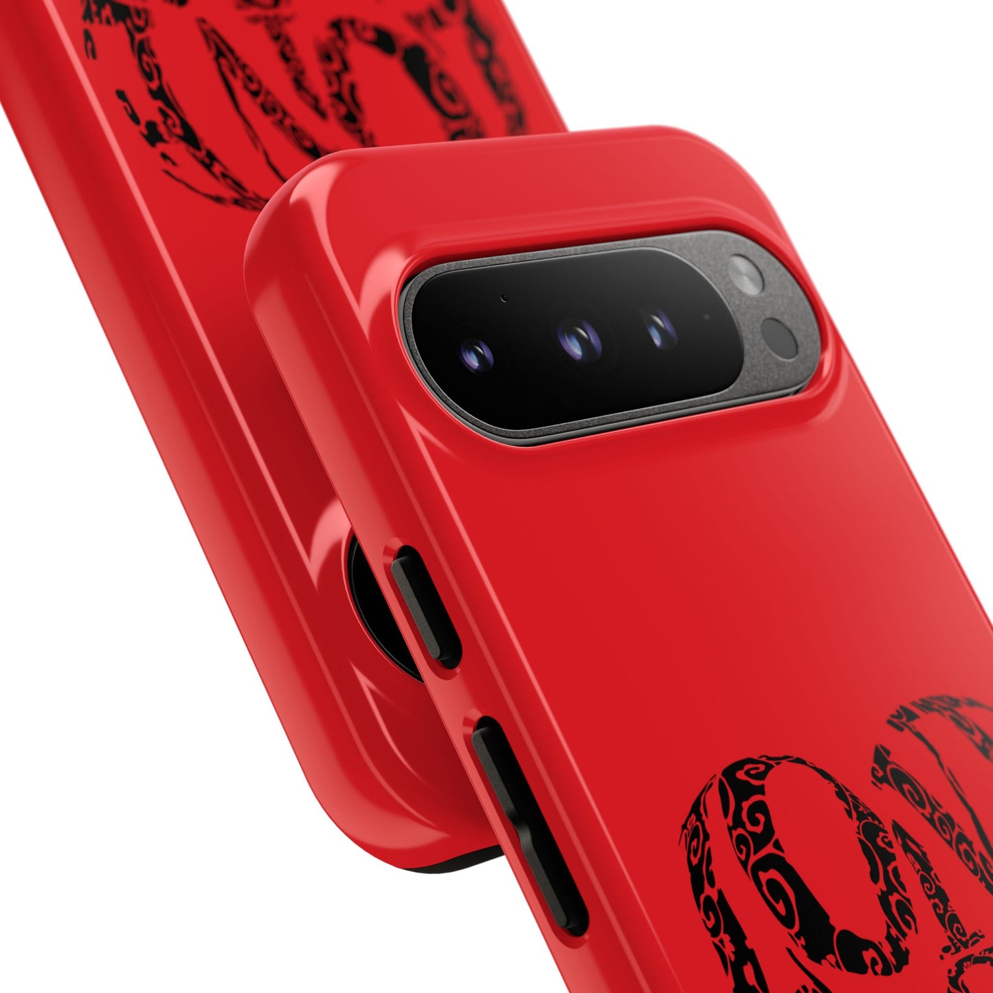 Red 'Love Justice' Heart Phone Case — Protective iPhone Cover, Valentine’s Gift