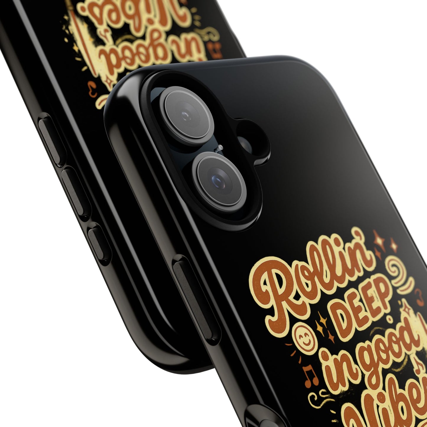 Phone Case — "Rollin' Deep in Good Vibes" Cartoon Retro Design