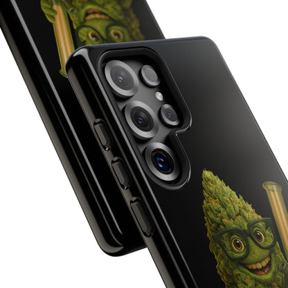 Phone Case — "Educated. Medicated. Elevated." Cute Bud Scientist Design