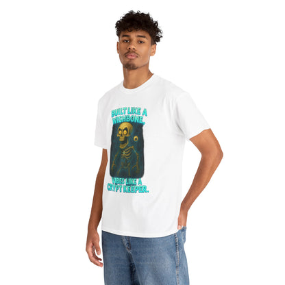 Built Like a Wishbone Skeleton Tee | Creepy Keeper Graphic Shirt