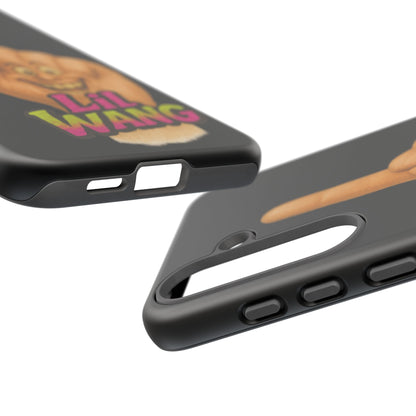 Phone Case — 'Lil Wang' Humorous Middle Finger Character Protective Cover
