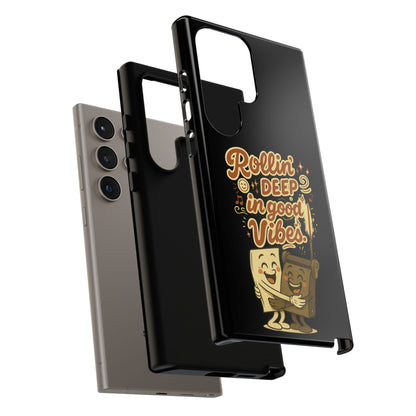 Phone Case — "Rollin' Deep in Good Vibes" Cartoon Retro Design