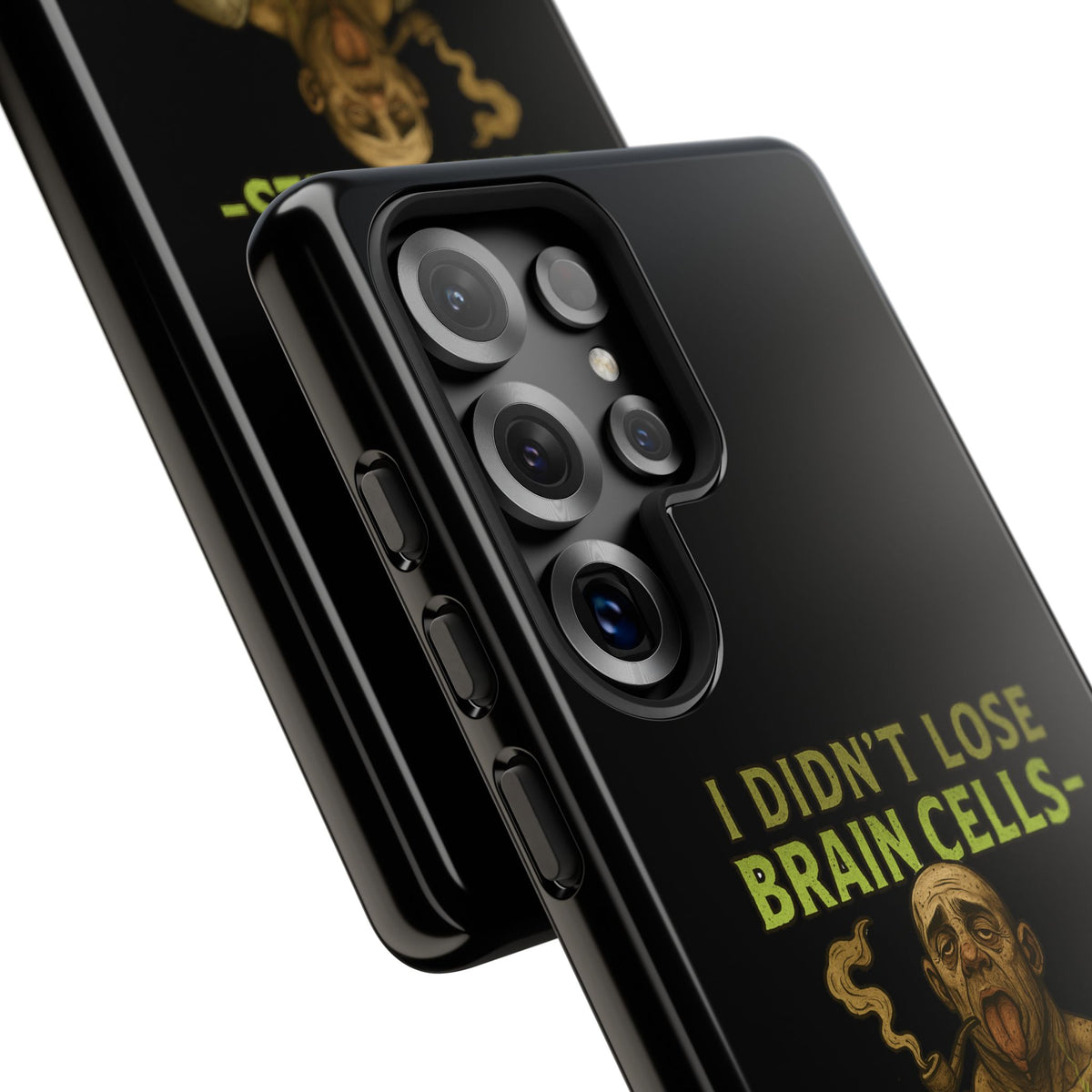 Phone Case — “I Didn’t Lose Brain Cells — Someone Stole Them” Humorous Zombie Graphic