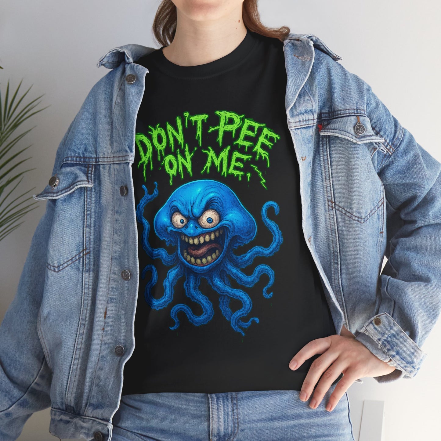 Don’t Pee on Me – Angry Jellyfish T-Shirt