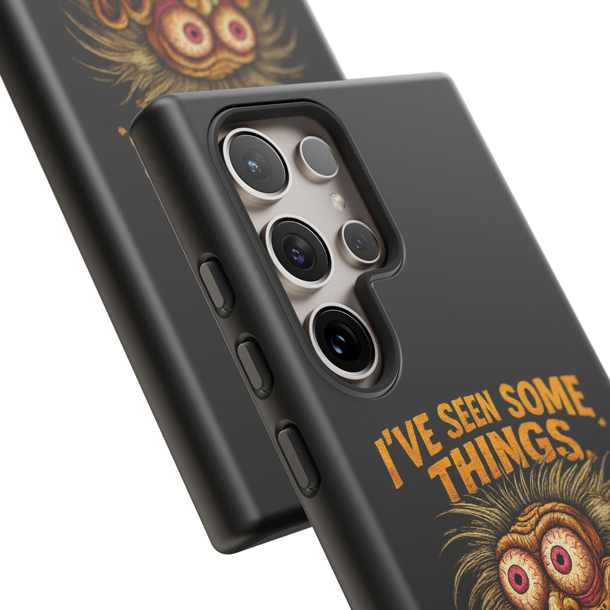 Funny Retro Monster Phone Case — "I've Seen Some Things, Most Of Them Were Me"