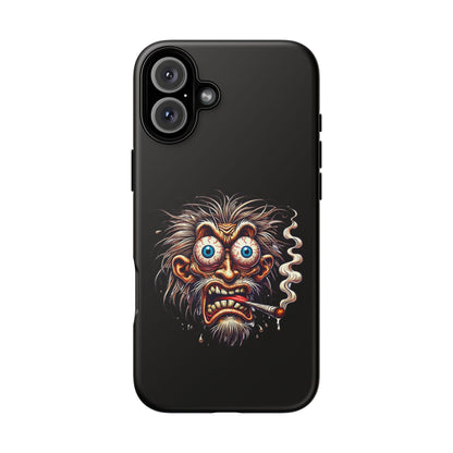 Phone Case — Wild Cartoon Monster Smoking Design