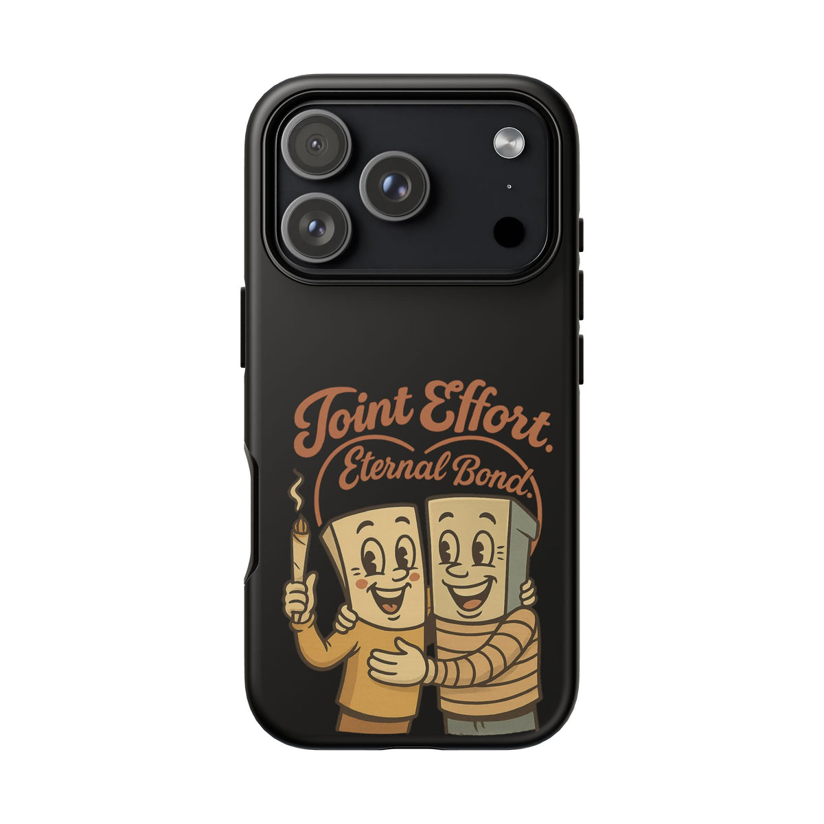 Phone Case — "Joint Effort Eternal Bond" Retro Cannabis Matchstick Design