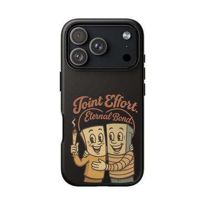 Phone Case — "Joint Effort Eternal Bond" Retro Cannabis Matchstick Design