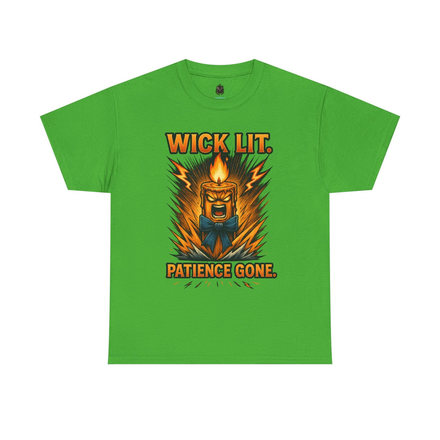 Wick Lit Candle Rage Tee | Patience Gone Graphic T-Shirt