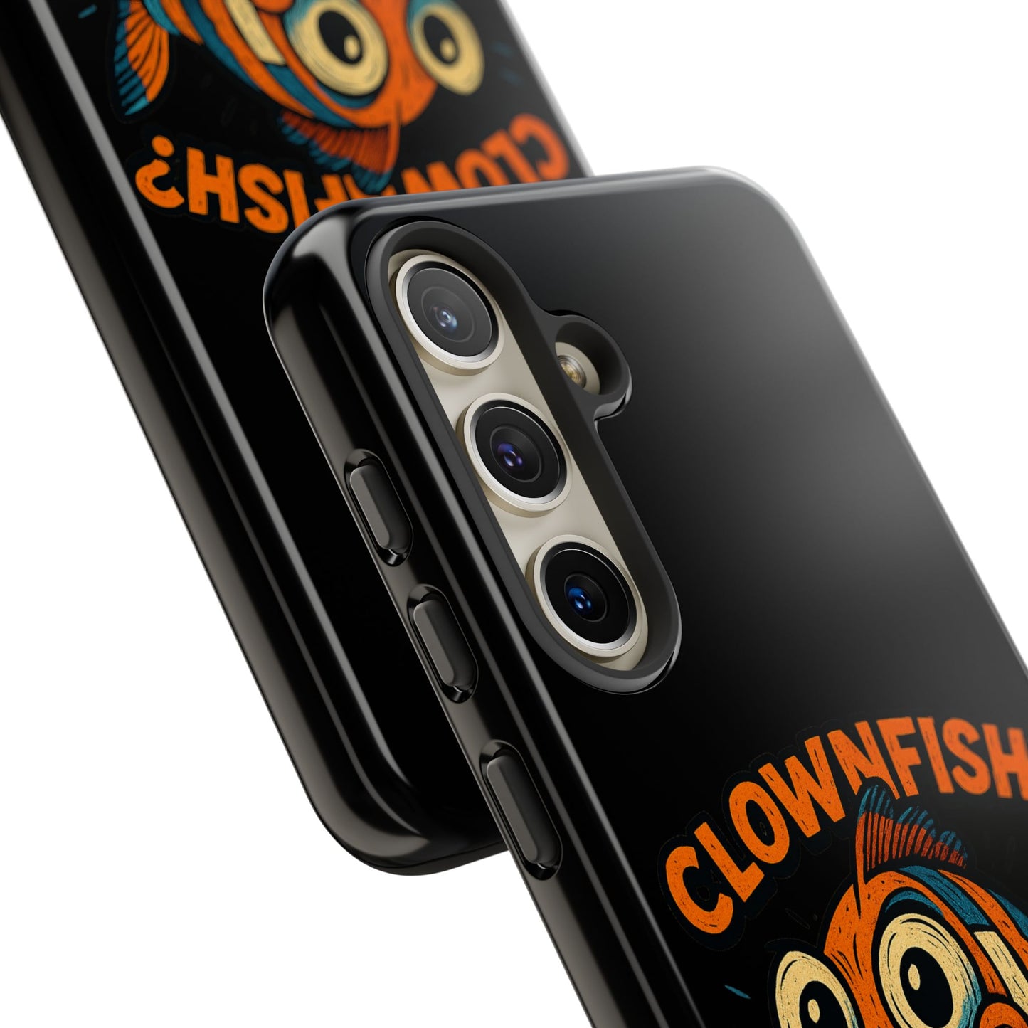 Phone Case — “Clownfish? I’m a Killer Joke.” Funny Creepy Fish Graphic