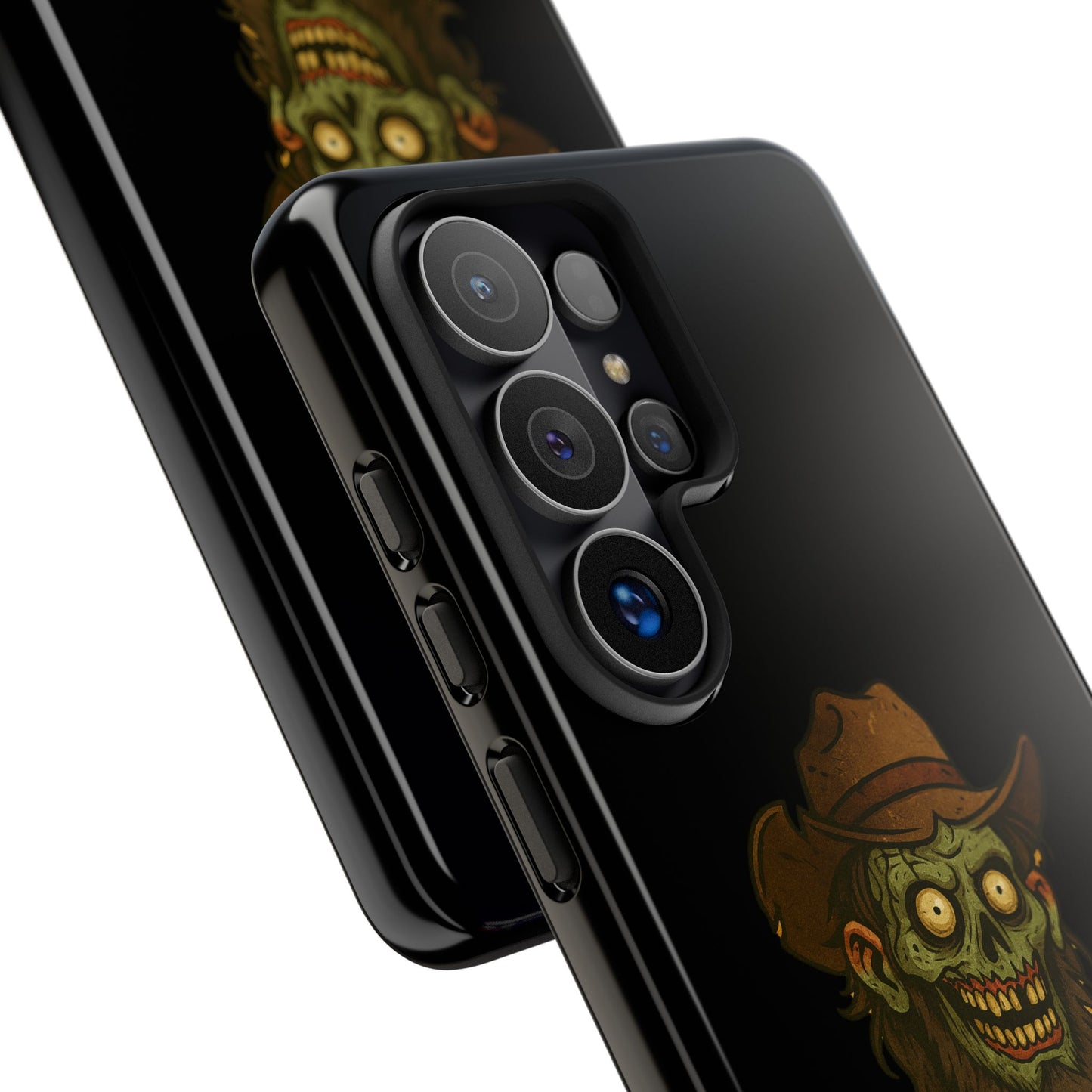 Zombie Cowboy Phone Case — "Ain't No Grave Gonna Hold This Yeehaw" Protective iPhone Cover