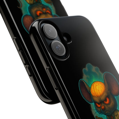 Phone Case — 'You'll Be Cheese in the Simulation' Angry Detective Mouse Graphic