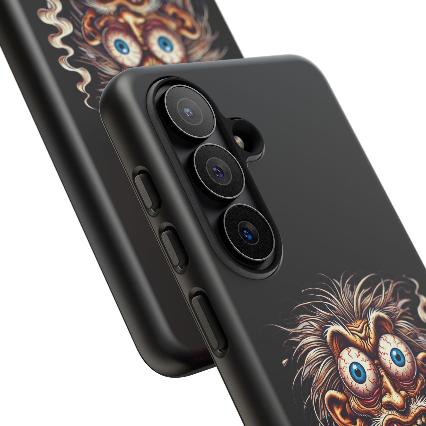 Phone Case — Wild Cartoon Monster Smoking Design